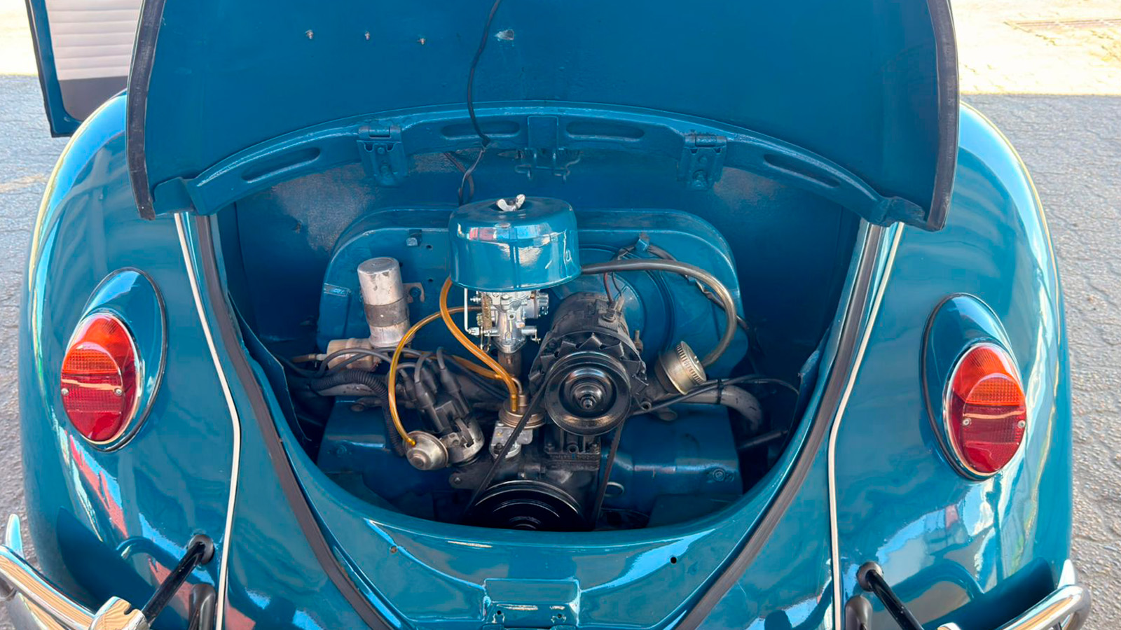 Volkswagen Fusca 1963 — motor boxer refrigerado a ar