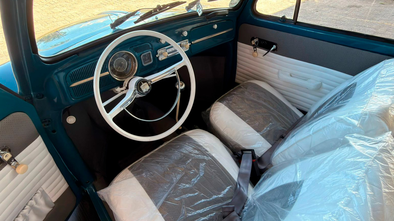 Volkswagen Fusca 1963 — chassi e carroceria